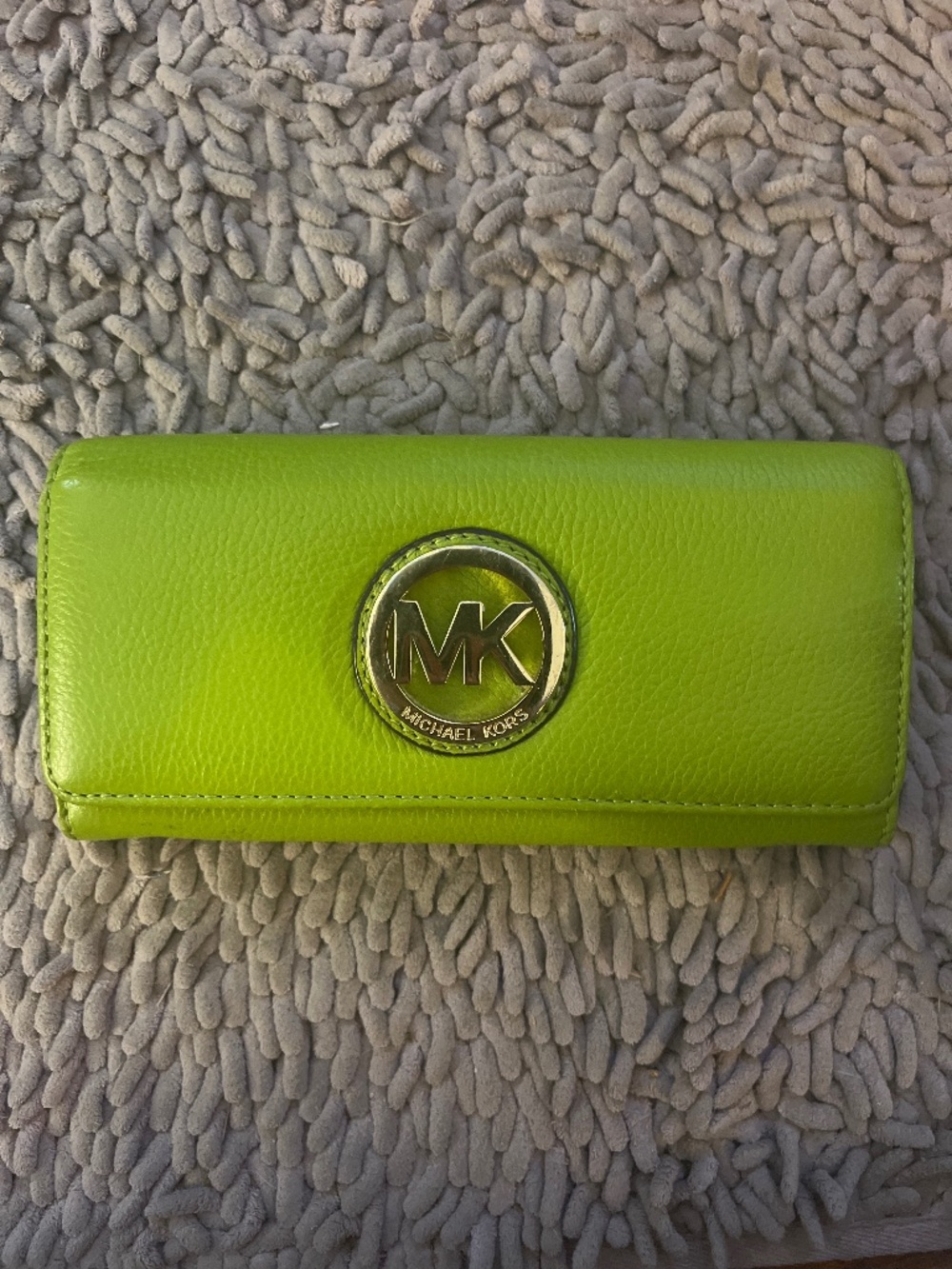 Michael Kors Fulton pebbled leather wallet